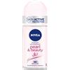 NIVEA (BEIERSDORF SpA) Nivea Pearl & Beauty Deodorante Roll on 50ml, Deodorante donna antitraspirante per una pelle morbida