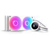 NZXT Kraken Plus 240 RGB - Dissipatore a liquido AIO per CPU - Radiatore da 240mm - Ventola singola F240 RGB Core - LCD quadrato da 1,54 - AMD® AM5, AM4 - Intel® LGA 1851/1700, 1200/115X - Bianco