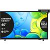 SAMSUNG Smart TV 40'' UE40F6000FUXZT FHD, Hyper Real Processor, HDR & Pur Color, Smart Experience, OTS Lite & Adaptive Sound, SlimLook Design, 2025, 40, 2025 F6000