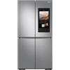 Samsung Frigorifero a 4 Porte Family Hub AI RF65DG9H0ESR/EF, Con AI Vision Inside, Wifi+AI Energy Mode, Beverage Center, Metal Back, 636 L, LxAxP: 91,2 x 183 x 72,3 cm, Inox Spazzolato