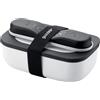 Guzzini Store On The Go Store&Go Set Lunch Box con Posate da Viaggio 20 x 12 x h7 cm