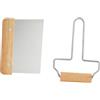 CRILSTYLEO 2 Pezzi In Acciaio Inox Coltello Per Noodle Tagliapasta Mattarello Per Pasta Rotella Per Pasta Fondente Rotolamento Per Pasta Taglierina Ruota Per La Cottura