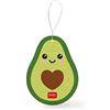Legami - Profumatore per Auto, SOS Car Sweet Car, 6,8x9 cm, Tema Avocado, Fragranza on the Beach, Cartoncino Sagomato da Appendere allo Specchietto Retrovisore, Made in Italy