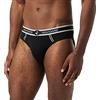 Navigare 314 Slip, Multicolore (Bianco/ Nero/ Blu/ Grigio), Medium (Taglia produttore:4), Pacco da 6, Uomo