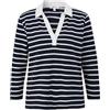 s.Oliver Sales GmbH & Co. KG / s.Oliver s.Oliver Maglia a Maniche Lunghe con Motivo a Righe, Blu, 38