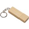 Chiavetta USB in legno 4 Gb con portachiavi in metallo personalizzate o neutre