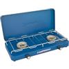 Campingaz Base Camp Lid fornello da campeggio compatto con coperchio | Varie possibilità di cottura con 2 piastre, fornello a gas con 2 bruciatori, potenza 2 x 1.600 W per campeggio o festival