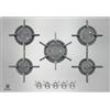 ELECTROLUX Piano Cottura a Gas, Serie 800, 75 cm, 5 Fuochi, Acciaio Inox - KGU753723Z - sostituisce PQF750UOX