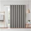 Eclipse Darrell Thermaweave Blackout Grommet Extra Wide 213,4 x 254 cm Tenda scorrevole per porta del patio in grigio