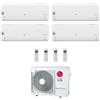 LG CONDIZIONATORE LG QUADRI SPLIT LIBERO SMART 7000+7000+7000+12000 BTU WIFI INVERTER MU4R25 A++