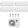 LG CONDIZIONATORE LG QUADRI SPLIT LIBERO SMART 7000+7000+9000+12000 BTU WIFI INVERTER MU4R27 A++