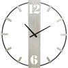 FERRETTI Orologio da muro in metallo stile industrial 61X4,5X63 cm modello Silvery