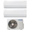 Samsung Climatizzatore Condizionatore SAMSUNG Dual Split 9000+9000 btu Inverter serie WINDFREE AVANT S2 con AJ040TXJ2KG R-32 9+9 WI-FI INTEGRATO A+++/A++