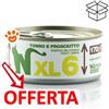 Natural Code 6 Cat Adult XL Tonno e Prosciutto - Lattina Da 170 Gr - CONFEZIONE RISPARMIO