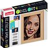 Quercetti Pixel Art 4 Take A Selfie, Crea un Mosaico con Chiodini per Bambini Personalizzato da una tua Foto, Giochi Creativi Bambina 10 Anni e Adulti, Regalo Bambina 10 Anni, 4 Tavolette 33x24,5 cm