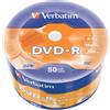 Verbatim Confezione DVD-R 16x4.7GB Verbatim, 50 pezzi [ECVRBDMRO000003]