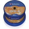 Verbatim Confezione DVD-R Verbatim 16x 4.7GB 50pz [ECVRBDMRL45]