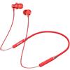 Lenovo Auricolari Lenovo HE05 Bluetooth senza fili con archetto da collo con microfono Rosso [HE05RED]