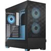 Fractal Case Fractal Design Pop Air Rgb ATX microATX Mini-ITX Nero/Ciano [KOFDEOC0POR1A02]