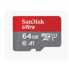 Sandisk 64GB Scheda microSDXC SanDisk Ultra 140MB/s A1 + adattatore SD Grigio/rosso [SFSANMDG64AB140]