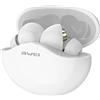 AWEI Auricolari Awei T12 TWS da gioco Bluetooth 5.1 senza fili Bianco/Bianco [AWEI093WHT]