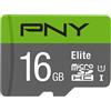 Pny 16GB Scheda di memoria Pny Elite microSDHC classe 10 [SFPNYMDG16185GW]