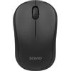 SAVIO Mouse Savio MB-03 senza fili Ottico 1000dpi Nero [UMSAORBDMB3]