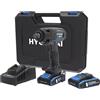 Hyundai Kit Avvitatore elettrico ad impulsi 1/2" batteria 20V chaive percussione Hyunday