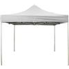 Divina Garden - Telo laterale con finestra gazebo 3x3mt tessuto Oxford 600D impermeabile 9005/3