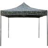 Divina Garden Sibrand Telo di Ricambio Mimetico 3x3 m per Gazebo Pieghevole 100% Impermeabile EG53716