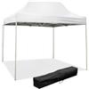 EverGreen Gazebo richiudibile 3x2 m Pieghevole Telo Bianco in PVC 100% Impermeabile 9010