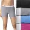 Hanes - Boxer da Donna a metà Coscia, Biancheria Intima in Cotone Elasticizzato, Confezione da 4, X-Large