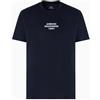 Armani Exchange Bold 1991 Logo Tee T-Shirt, Navy Scuro, XL Uomo