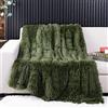 YUSOKI Coperta in finta pelliccia, a 2 strati, 127 x 152,4 cm, accogliente, soffice, pelosa, calda, carina, per autunno, letto, soggiorno, decorazione per bambini, donne, animali domestici, colore: