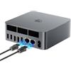 Beelink Mini PC EQi12, Intel Core i5-12450H (fino a 4,4 GHz), 32GB RAM DDR4, SSD M.2 PCIe4.0 da 1TB, 4K Dual HDMI/Dual Gigabit Ethernet/WiFi 6/BT5.2/Computer Desktop da ufficio
