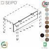 SEIPO DECK Modesty panel in melaminico con staffe di fissaggio al piano per scrivanie Seipo U.0187 0188 0189 0190 0191