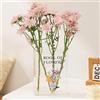 PORPAN Vaso per Fiori Trasparente a Forma di Libro in Acrilico - Il Libro sui Fiori, Decorativo Moderno per Casa e Camera da Letto