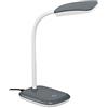 RL LIVE YOUR LIGHT Reality Leuchten Lampada da scrivania, acrilico, integrato, 3.5 W, colore titanio, 25 x 11 x 36 cm