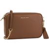 MICHAEL KORS BORSA A TRACOLLA GINNY IN PELLE - 32F7GGNM8L - cuoio