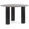 Andrea Bizzotto Tavolo Bamira D120 cm Nero