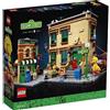 LEGO Ideas 123 Sesame Street 21324 - Kit da costruzione per adulti con Elmo, Cookie Monster, Oscar The Grouch, Bert, Ernie e Big Bird, 1.367 pezzi