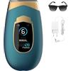 Generico Lumina Lumisilk, Lumisilk Lumina Luce Pulsata, Con Luce Pulsata 2 in 1 per Donna E Uomo, Epilazione Viso, Bikini E Corpo, Tecnologia Avanzata per Risultati Duraturi