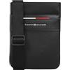 Tommy Hilfiger Uomo Borsa a Tracolla Foundation Mini Crossover Piccola, Nero (Black), Taglia Unica