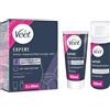 Veet Expert - Set di depilazione intima, crema depilatoria per le zone intime, con schiuma multi-benefit, 2 x 50 ml