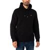 GANT REG SHIELD HOODIE, Felpa con cappuccio Uomo, Nero ( BLACK ), XS