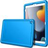 FINTIE Cover per iPad 10.2 Pollici 9a / 8a / 7a Generazione (2021 2020 2019) - Antiurto Kids Friendly Drop Protettiva Silicone Custodia Case, Blu