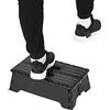 Ejoyous Sgabello pieghevole portatile per bambini, anziani, disabili, adulti, grande, 38 x 21,5 x 13 cm, antiscivolo, con maniglia per il trasporto, capacità di carico 136 kg, per viaggi, bagno, auto