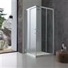 Box doccia sole cromato, 80x80x185 cm