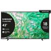 Samsung UE43DU8070 TV Crystal UHD 4K 43 pollici Smart TV Wi-Fi Nero 2024 Process