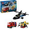 Lego 60462 Elicottero, autopompa e sottomarino
